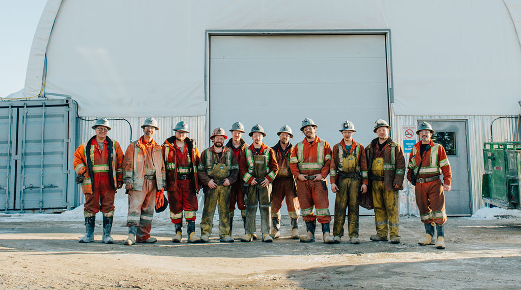 Équipe mineurs - CMAC-Thyssen groupe minier